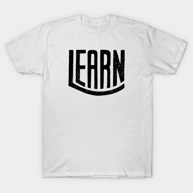 Learn T-Shirt by Abuewaida 